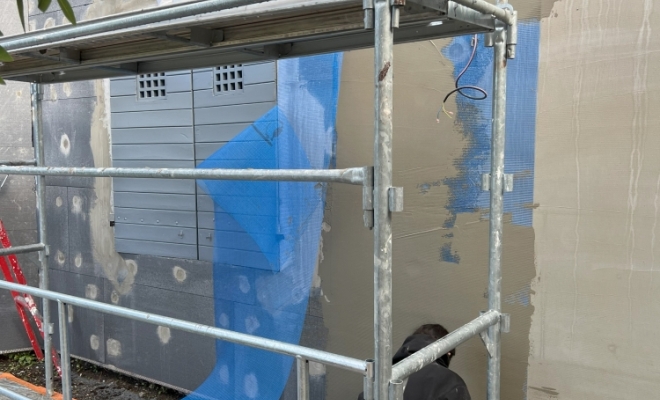 Isolation Thermique par l'extérieur d'une maison à Saint Galmier